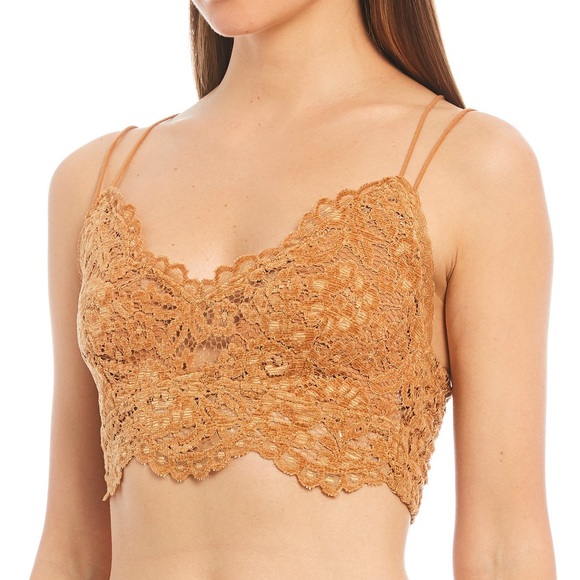 NWT Free People Celine Bralette Burnt Caramel - Picture 9 of 16